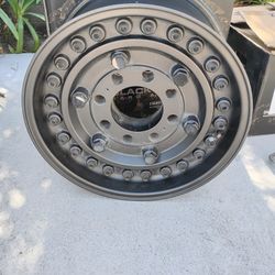 Black Rhino Hard Alloy  Wheels Set Of 4 Chevy 6 bolt,3000lbs limit
18x9 very good condition