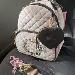 Juicy Couture Backpack & Belt
