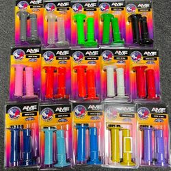 New AME BMX Tri Grips w/ Flange 120mm