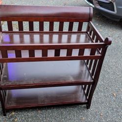 Free Baby Changing Table With Storage Shelves 