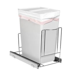 Richards Pull-Out Kitchen Trash Can Rack Under Cabinet Heavy Duty Drawer 221121W