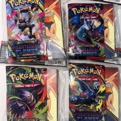Pokemon Phantasmal Flames Booster Packs Factory Sealed LOT OF 4