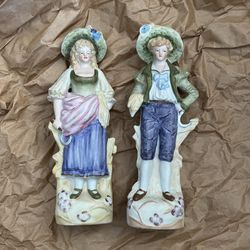 Vintage Ceramic Couple Figurine