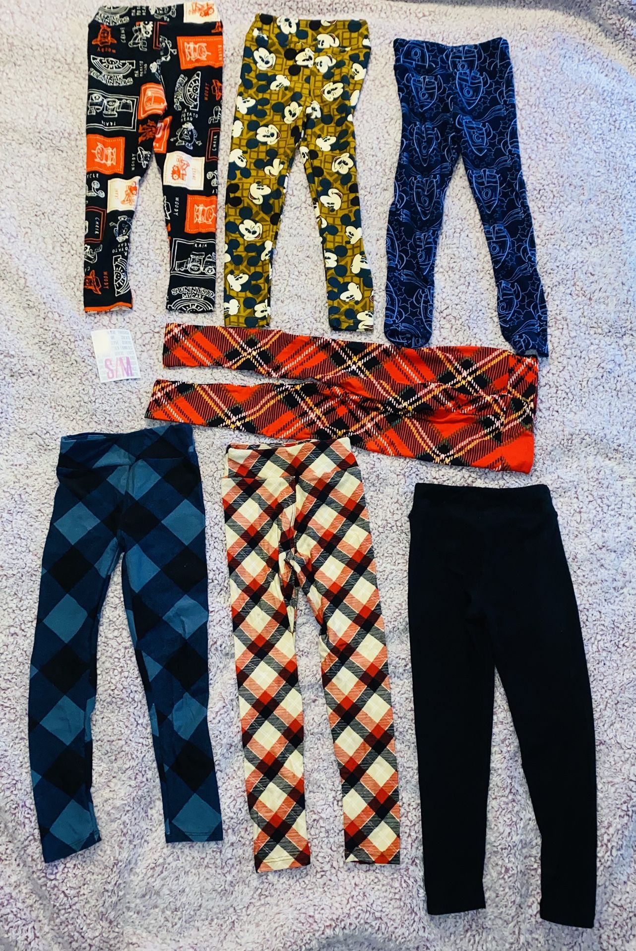 LuLaRoe Kids Leggings Bundle Size S/M