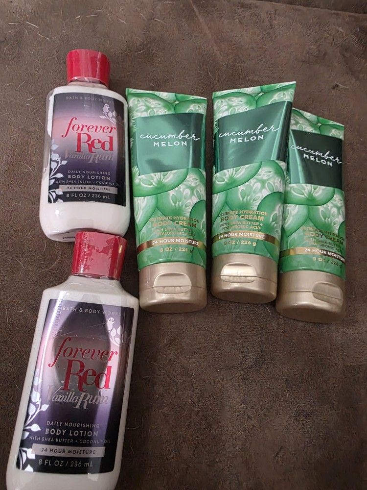 Bath~N~ Body Works lotions (New)