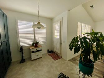 Custom Interior Wood Shutters. Install Included. Persianas De Madera. Best Pricing. We Service All of Southern California. 951-573-2560
