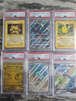 PSA 10s & NearMint Pokemon cards!
