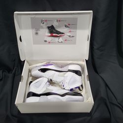 Jordan Jumpman Two Trey (DO1925-100) Men's Size 13 - White Dark Concord Black - New