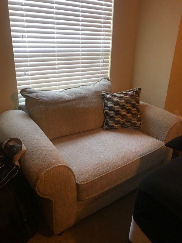 Wide One Seat Couch Tan Pillow Included No Pets For In Wide One Seat Couch Tan Pillow Included No Pets