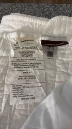 White Cotton Comforter with pillow shams