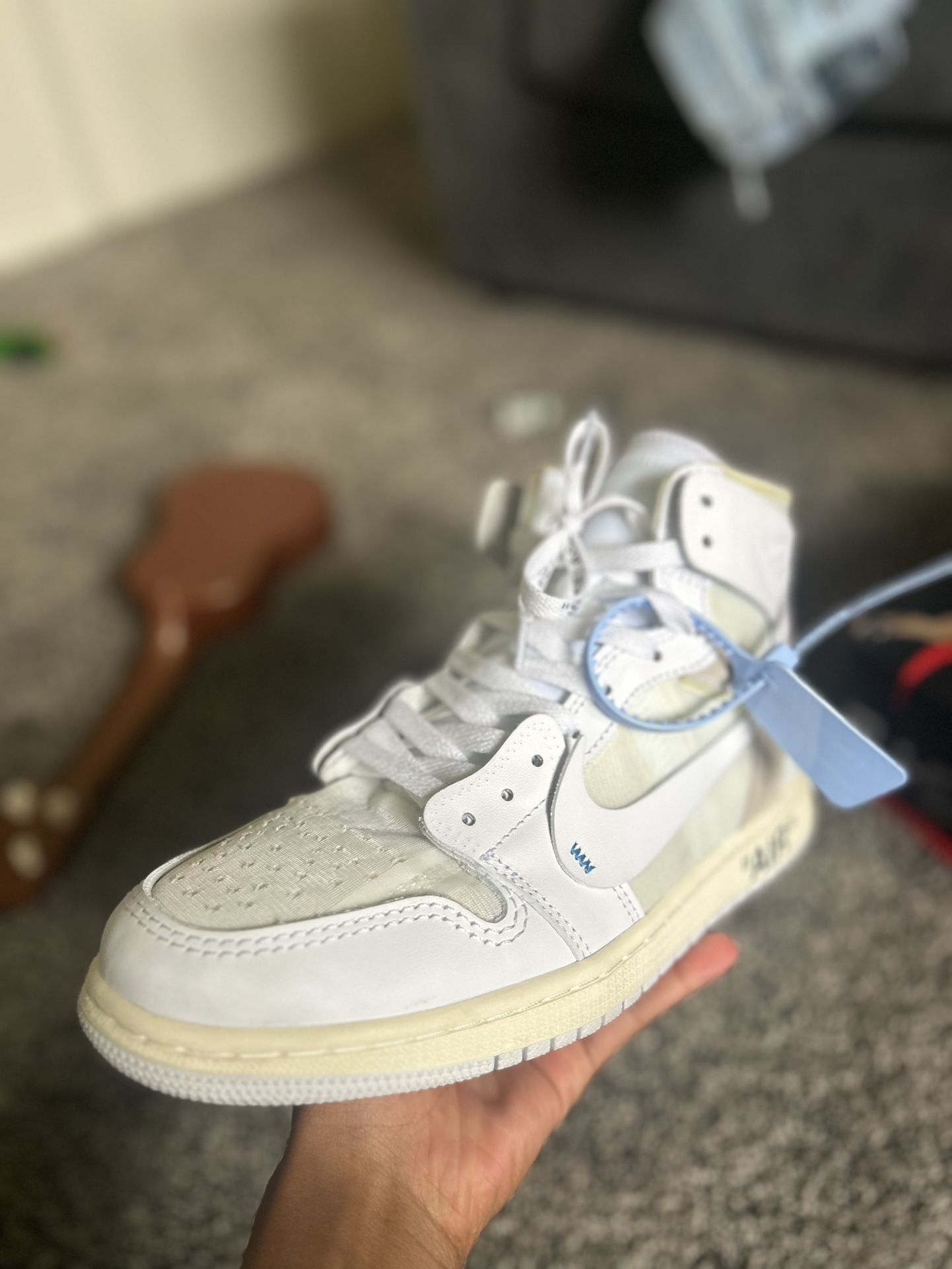 Off-white OG High Euro Jordan 1 Size 9