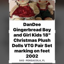 Ginger Bread Boy And Girl 