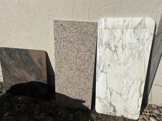 3 Pieces Granite/Marble As Pictured 