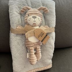 Brand New Chick Pea 2 piece set blanket with doll