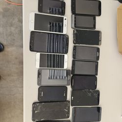 18-quanity Cell Phones Assorted Brands