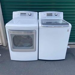 LG Washer And Gas Dryer Laundry Set 