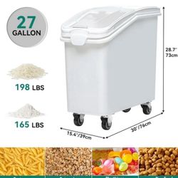 Large Ingredient Dry Goods Storage Bin