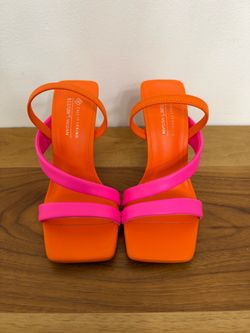 Call It Spring Strappy Block Heel Sandals