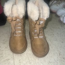 Girls Tan Winter Boots