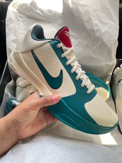 Kobe 5 Protro Caitlin Clark Coconut Milk Spruce