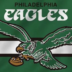 Philadelphia Eagles Kelly Green Flag
