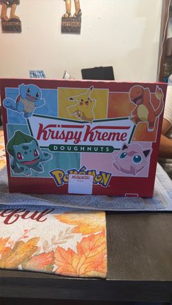 Krispy Kreme Pokémon Limited edition donut box ( EMPTY )