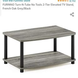 French Oak Grey Table 