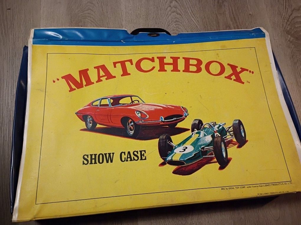 Vintage Matchbox Case And Car's 