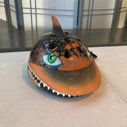 Raskullz Orange Shark Attax Kids Helmet