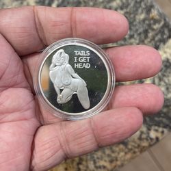 Silver Dollar Coin Toss Collectible