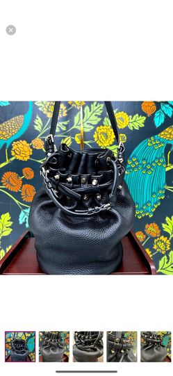 Alexander Wang Black Leather Bucket Bag
