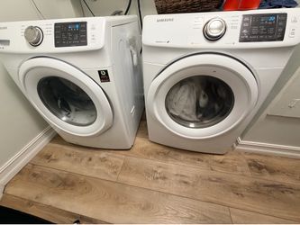 Samsung front load washer and dryer set