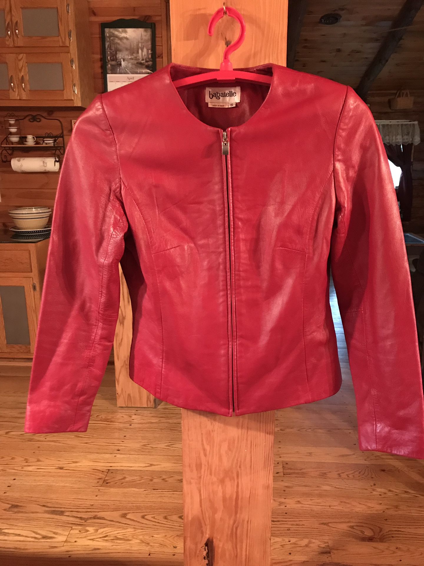 Bagatelle Red Leather Jacket