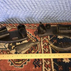 Chinese Antique Carved Water Buffalo Ashtrays