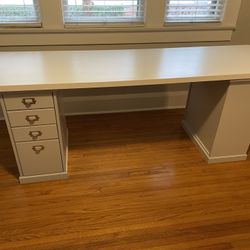 IKEA Desk With Bookcase And Drawers