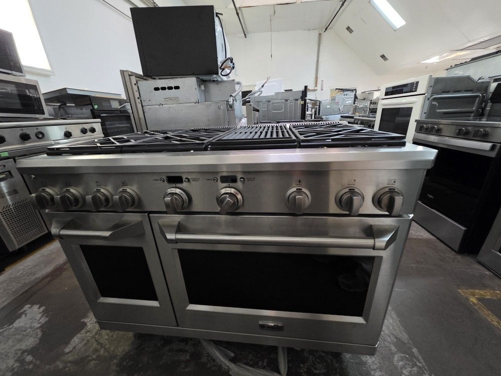 48" GE MONOGRAM DUAL FUEL RANGE STAINLESS STEEL
