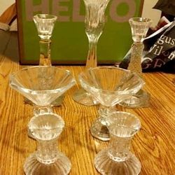 Candle Holder Crystal