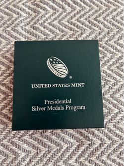 Silver presidential medals