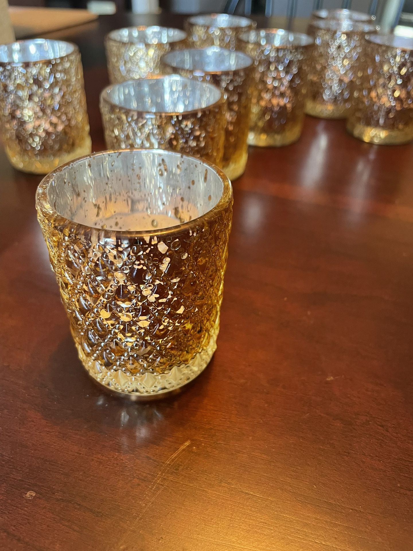 Mercury Glass Votive candles