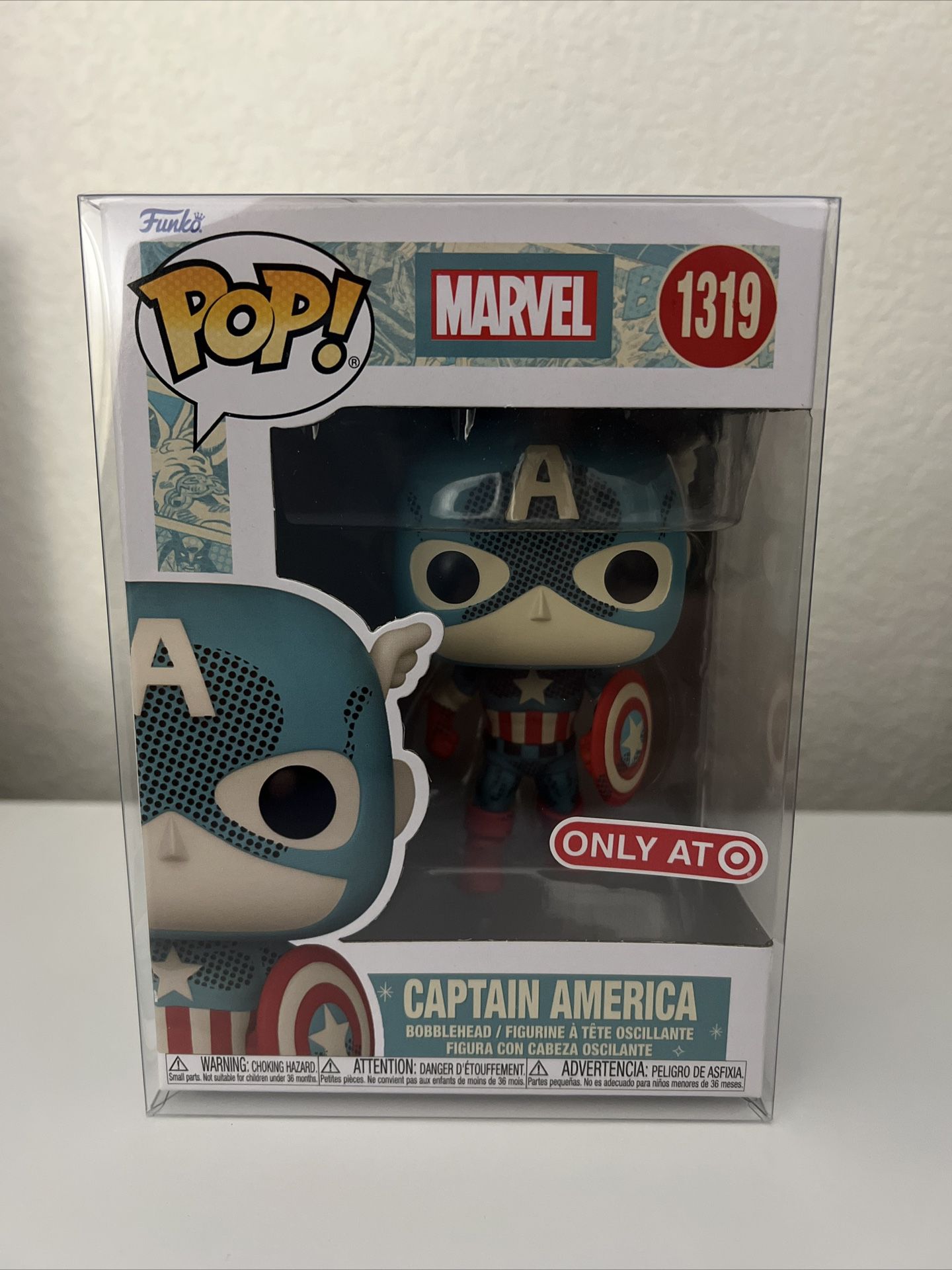 Funko Pop! Vinyl: Marvel - Captain America - Target (T) (Exclusive) #1319
