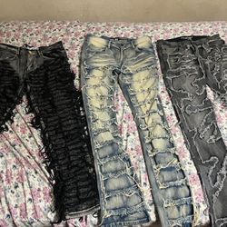 Stacked Jeans