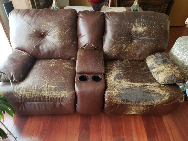 Electric sofa & love seat power recliners