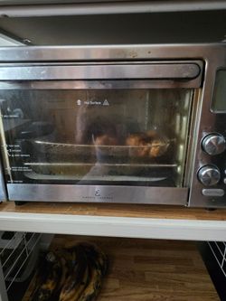 Emeril Lagasse Everyday 360 Stainless Steel Air Fryer, 360° Quick Cook Technology, XL capacity, 9-in-1, 12 Pre-Set Cooking Functions including Bake, R