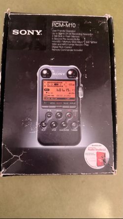 Sony PCM-M10 Portable 96 kHz/24-bit Digital