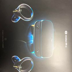Oculus rift S PC Virtual Reality Gaming Headset Powered VR with Box Black Used