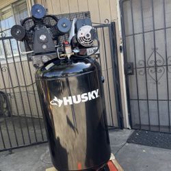 Husky 80 Gal. 3-Cylinder Single Stage Electric Air Compressor