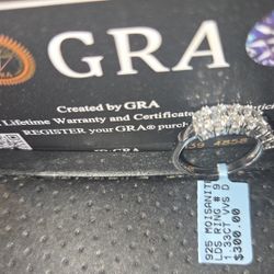 Moissanite Bamd Ring