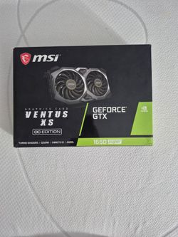 Msi ventus xs gddr6 GeForce GTX 1660 super