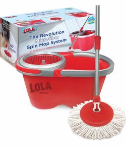 JUST REDUCED! Microfiber LOLA Spin Mop System
