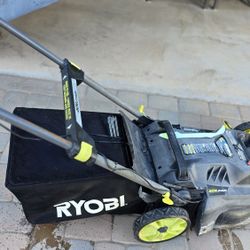 Ryobi Lawn mower W Headlights 40v Needs TLC